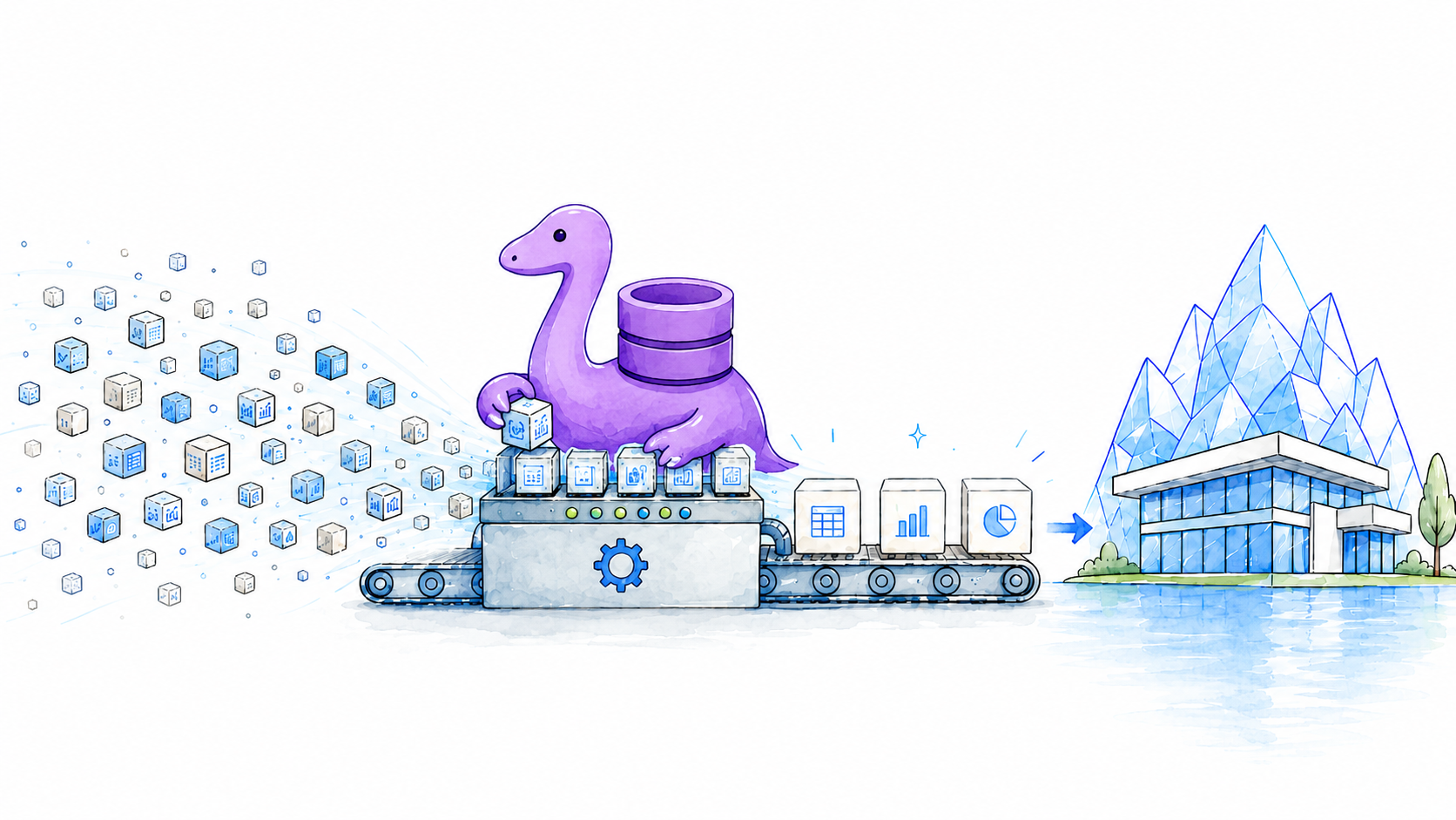 LakeOps compaction at scale — turning small files into optimized large files